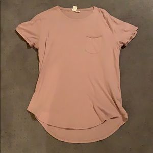 Urban Outfitters Three Feathers Scoop Tee Pink